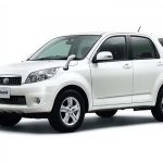 Four door Toyota Rush seats 5 at Scooter Bobs car rentals on Providenciales